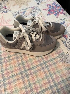 New Balance 574+ Platform Sneakers